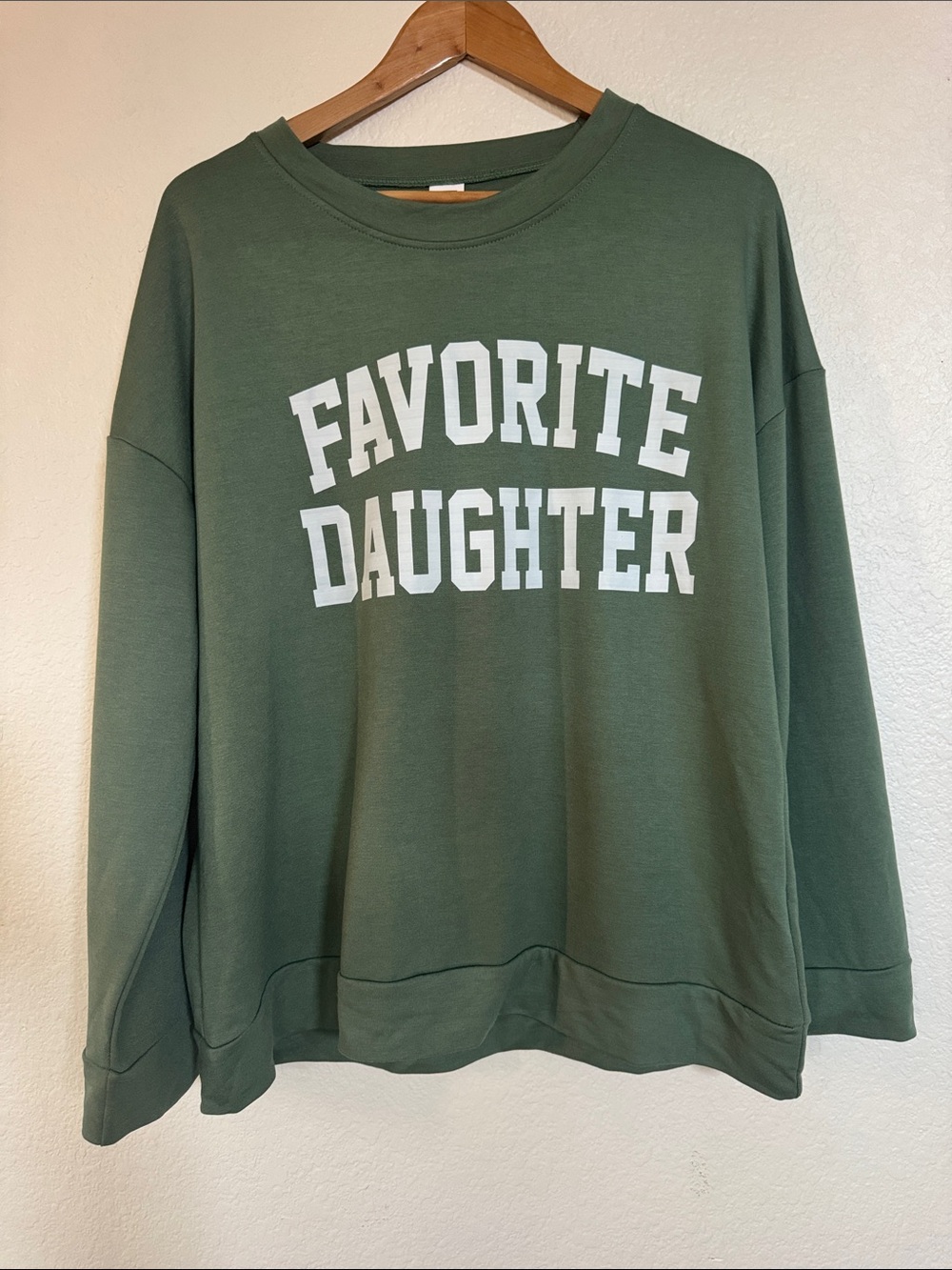 Favorite Daughter Green Sweatshirt